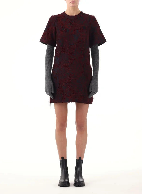 Sale Event CHENILLE JACQUARD MINI SHIFT DRESS