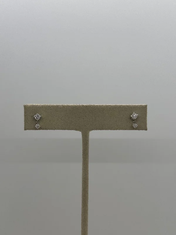Price Drop Union Square Diamond Drop Studs