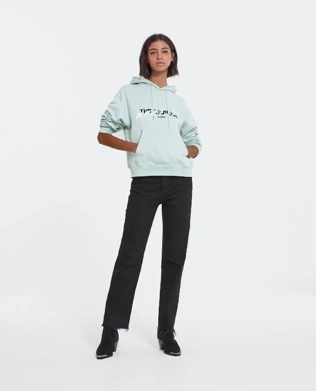 Act Now What The Kooples Blue Hooded Sweatshirt | Women | Gris Bleu
