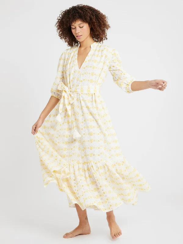Special Price Ada Dress in Sunshine Eyelet