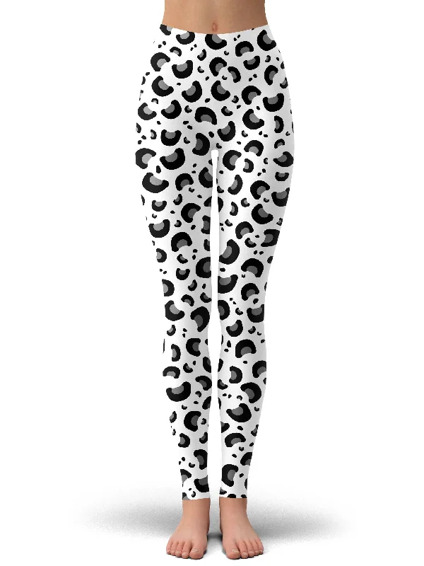 Amazing Deals Snow Leopard Print Leggings