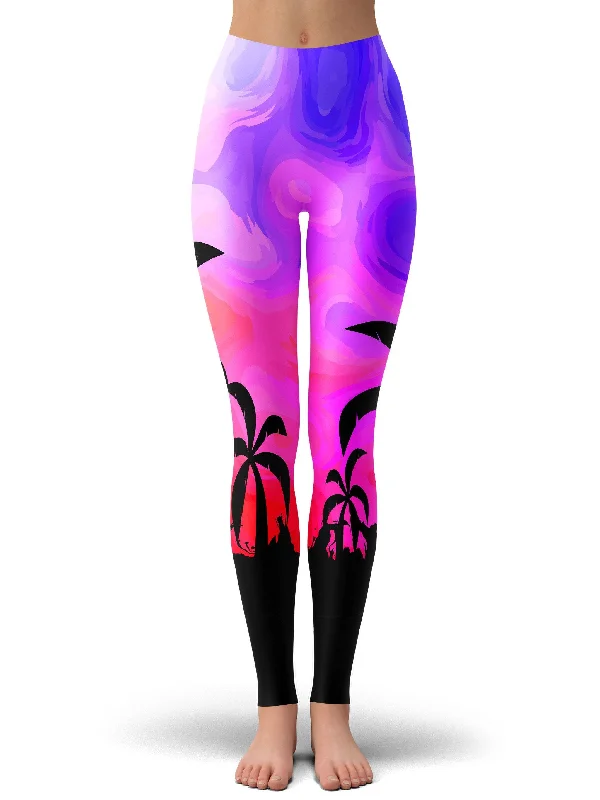 Price Drop Alert Tropical Twilight Leggings