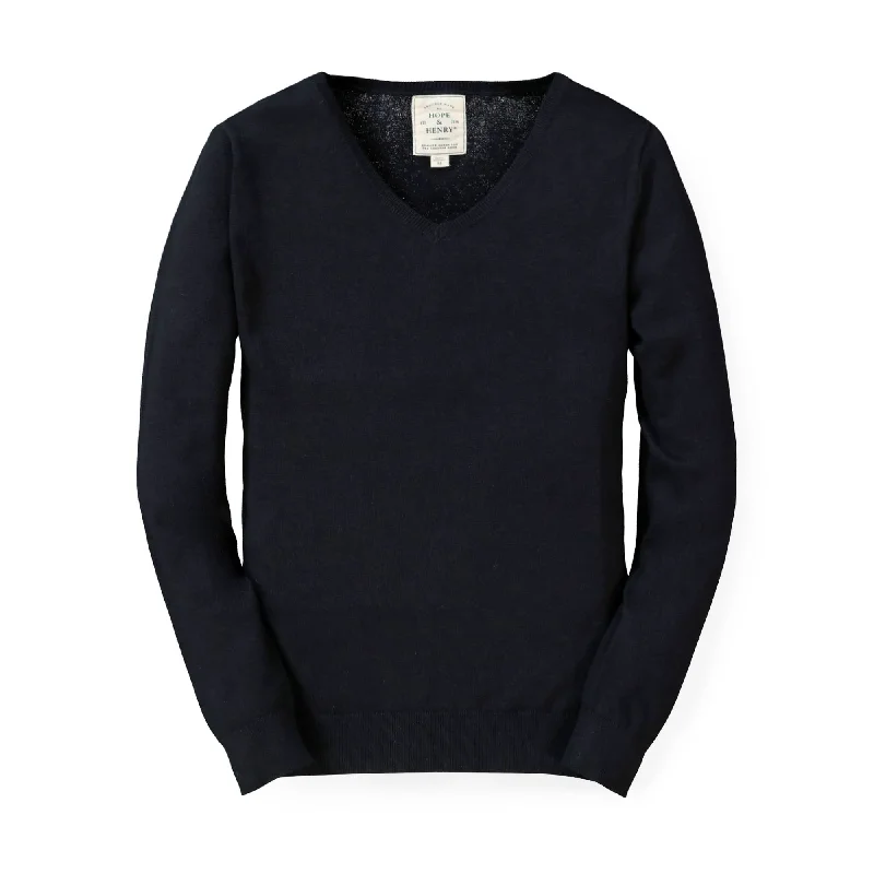 Unbeatable Prices Fine Gauge V-Neck Sweater