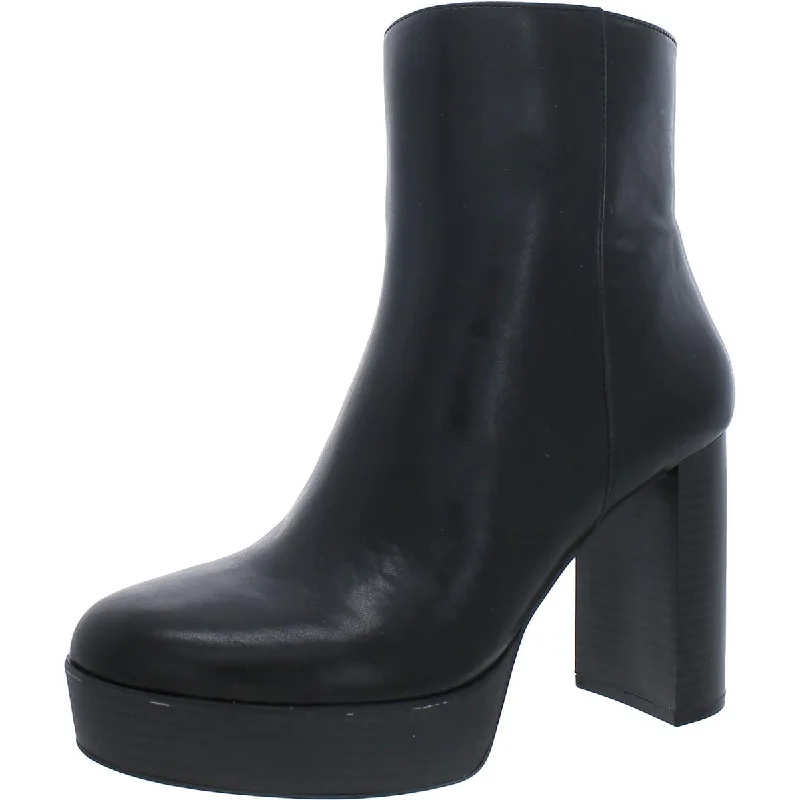 Exclusive Savings Alfani Womens Galsuenda Faux Leather Booties