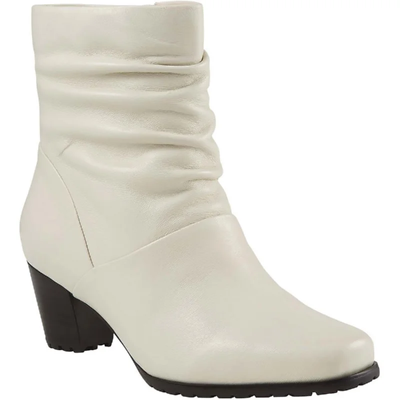 Weekend Deal David Tate Womens Kona Leather Slouchy Booties