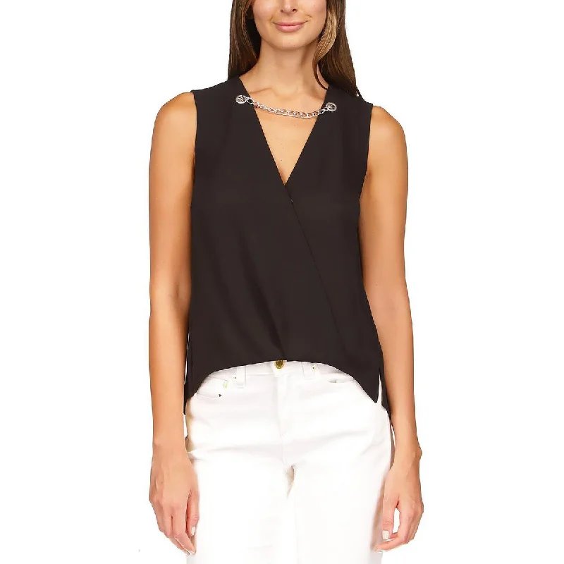 Special Discount MICHAEL Michael Kors Womens Textured Surplice Blouse