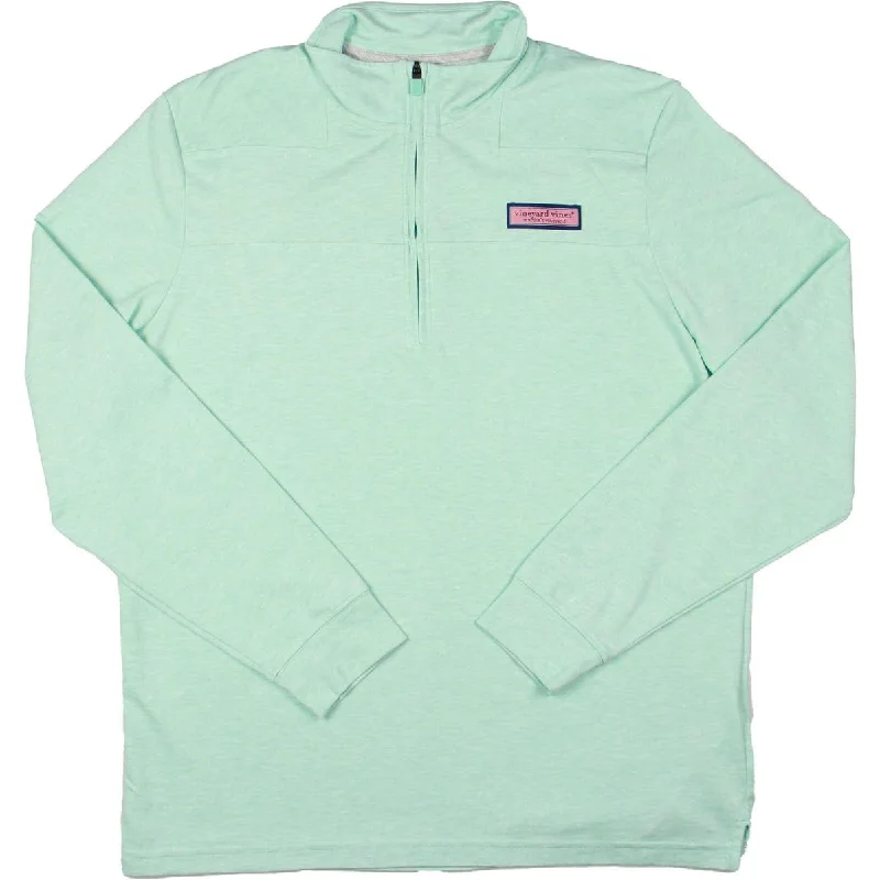 TIME-Limited Offer Vineyard Mens Long Sleeve Logo 3/4 Zip Pullover